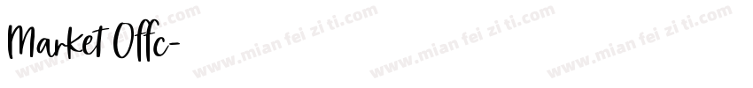 Market Offc字体转换